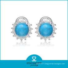 Turquoise 925 Sterling Silver Jewelry Wholesale Earring